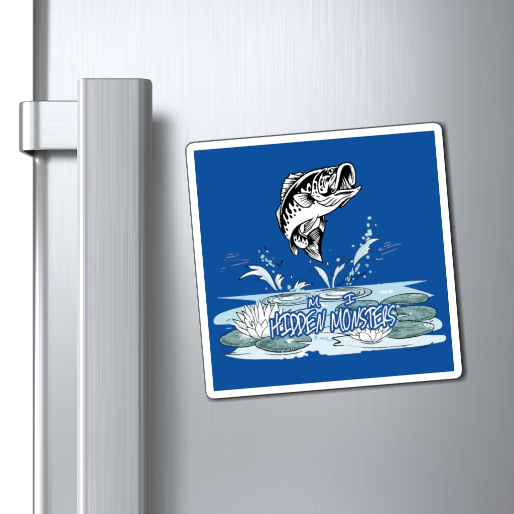 fish lure refridgerator magnet HiddenMiMonsters Fishing Fridge Magnets conventional star drag reel Avet HX Raptor Plus grade plastic and bright Color:1/0#