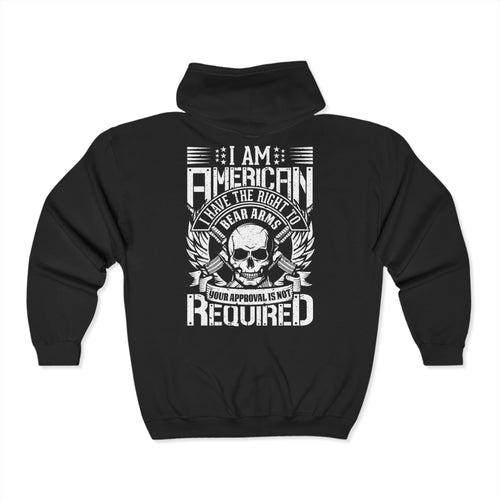 HiddenMiMonsters “Right to Bear Arm’s” Full Zip Hoodie