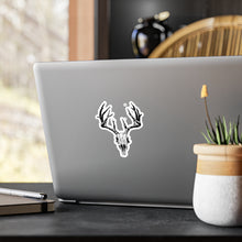 Load image into Gallery viewer, *Upgraded* HiddenMiMonsters Deer Skull Antler Logo Vinyl Sticker - Kiss-Cut Decal