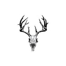 Load image into Gallery viewer, *Upgraded* HiddenMiMonsters Deer Skull Antler Logo Vinyl Sticker - Kiss-Cut Decal