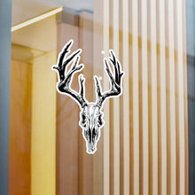 Load image into Gallery viewer, *Upgraded* HiddenMiMonsters Deer Skull Antler Logo Vinyl Sticker - Kiss-Cut Decal