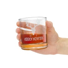 Load image into Gallery viewer, Hidden Monsters Engraved Deer Skull Whiskey Glass - 10.5 oz