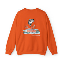 Load image into Gallery viewer, Hidden Michigan Monsters Fishing Crewneck Sweatshirt
