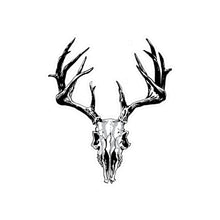 Load image into Gallery viewer, *Upgraded* HiddenMiMonsters Deer Skull Antler Logo Vinyl Sticker - Kiss-Cut Decal