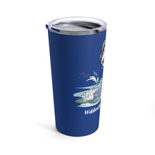 Load image into Gallery viewer, Hidden Michigan Monsters Fishing Tumbler /20oz - Blue