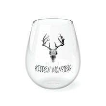 Load image into Gallery viewer, Hidden Michigan Monsters Stemless Wine Glass, 11.75oz