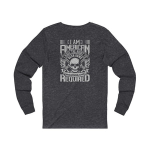 Hidden Michigan Monsters "Right To Bear Arms" Unisex Long Sleeve Tee