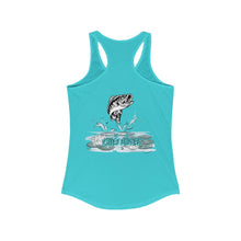 Load image into Gallery viewer, HiddenMiMonsters Fishing Women&#39;s Racerback Tank