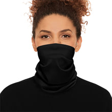 Load image into Gallery viewer, HiddenMiMonsters Winter Neck Gaiter With Drawstring/ Black