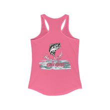 Load image into Gallery viewer, HiddenMiMonsters Fishing Women&#39;s Racerback Tank