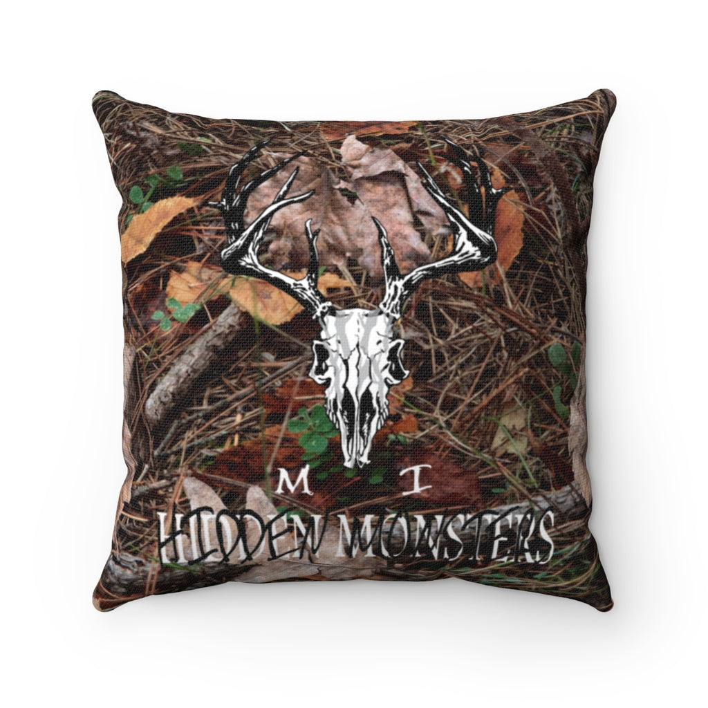 HiddenMiMonsters Square Throw Pillow