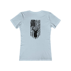 HiddenMiMonsters Women's Patriot Fitted Tee