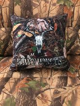 Load image into Gallery viewer, Hidden Michigan Monsters Square Throw Pillow